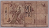 [New Caledonia (Noumea) 20 Francs Pick:P-37]